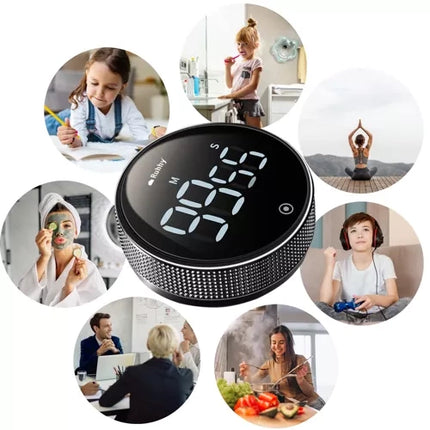 Magnetisk LED Digital Timer – Præcis Tidsmåling til Hverdagen