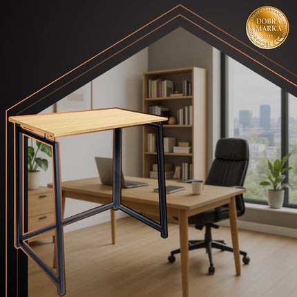 Foldbart skrivebord i moderne design til små rum