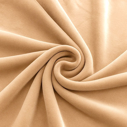 Beige sofa cover i elastisk velour til hjørnesofaer