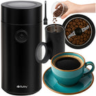 Elektrisk kaffekværn med præcisionskontrol og kompakt design