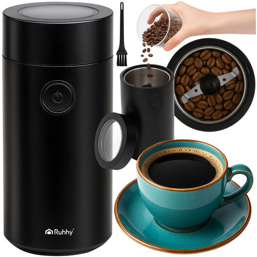 Elektrisk kaffekværn med præcisionskontrol og kompakt design