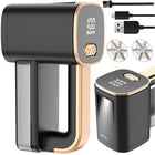 Trådløs stofshaver med LCD-display og LED-lys