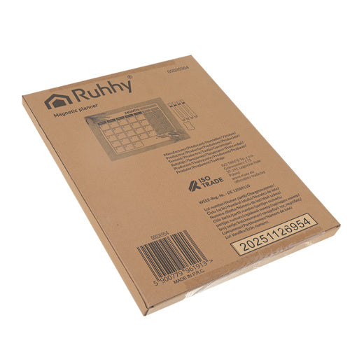 Magnetisk tørslette planner 30x40cm til køleskab med markører