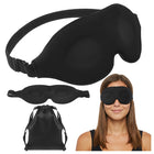 3D sovemaske med memory foam og 100% lysblokkering