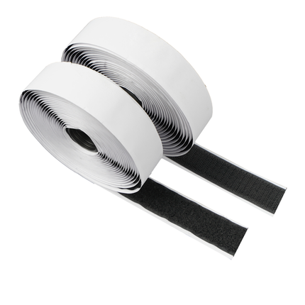 Selvklæbende Velcro tape 5m x 2.5cm - Praktisk og nem montering