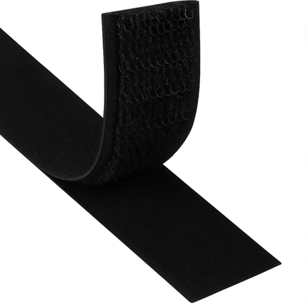 Selvklæbende Velcro tape 5m x 2.5cm - Praktisk og nem montering