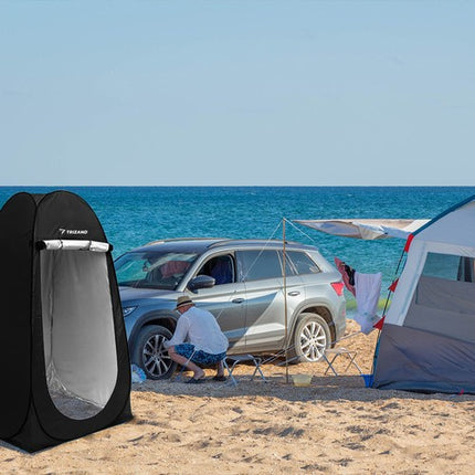 Praktisk Omklædnings- og Toilet Telt - Ideelt til Camping og Strand