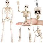 Halloween skelet dekoration 40 cm med bevægelige lemmer