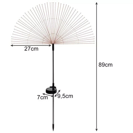 Solar Dandelion Lamper 2 stk – Miljøvenlig Havebelysning