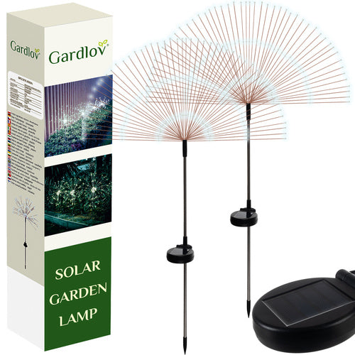 Solcellehavelampe med dandelion design og automatisk sensor