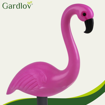 Flamingo Solarlamper - Sæt med 3 Stykker til Haven