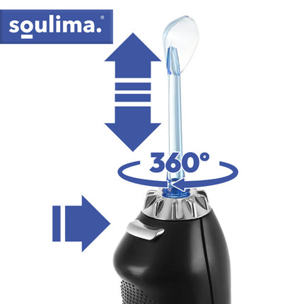 Trådløs tand irrigator med 5 indstillinger og 8 dyser