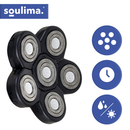 Multifunktionel hår- og skægtrimmer med USB-opladning