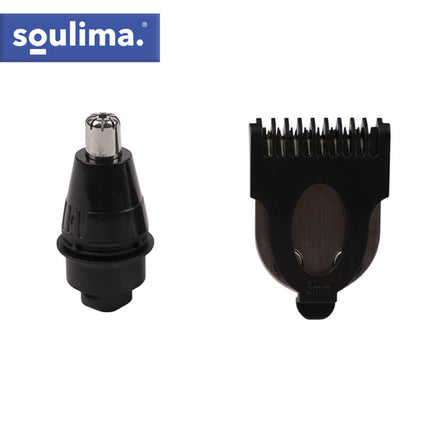Multifunktionel hår- og skægtrimmer med USB-opladning