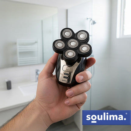 Multifunktionel hår- og skægtrimmer med USB-opladning