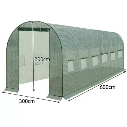 Havefolie til Tunnel uden Ramme 6 x 3 x 2 m – Beskyt Dine Planter