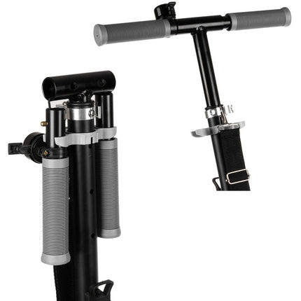 Foldbar bycykel scooter til børn med store hjul og justerbart styr