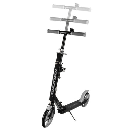 Foldbar bycykel scooter til børn med store hjul og justerbart styr