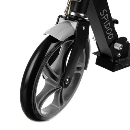 Foldbar bycykel scooter til børn med store hjul og justerbart styr