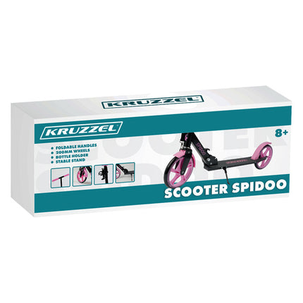 Foldbar scooter til børn med store hjul og justerbart styr