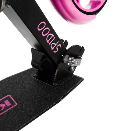 Foldbar scooter til børn med store hjul og justerbart styr