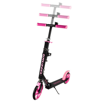 Foldbar scooter til børn med store hjul og justerbart styr