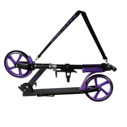 Foldbar scooter til børn med store hjul og justerbart styr