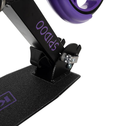 Foldbar scooter til børn med store hjul og justerbart styr