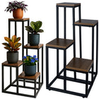 Stående plantebord 69 cm med 4 hylder og stilrent design