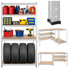 Stålreol 5 hylder 180x100x60cm - 1000kg bæreevne til garage