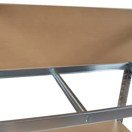 Stabil Opbevaringshylde med 5 Hylder - 180 x 90 x 40 cm