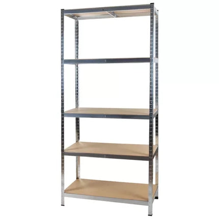 Stabil Opbevaringsreol med 5 Hylder - 220 x 100 x 45 cm