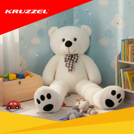 Kruzzel 140 cm teddy bjørn - blød og sikker krammeven
