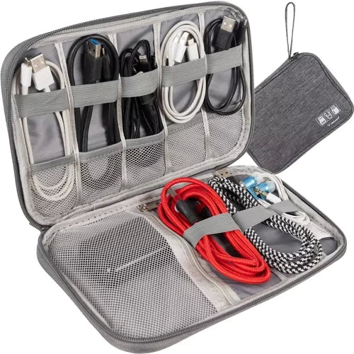 Praktisk Kabel Organizer med Håndtag – Hold Styr på Dine Kabler
