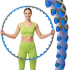 Hula Hoop med magnetiske pigge til effektiv træning og massage