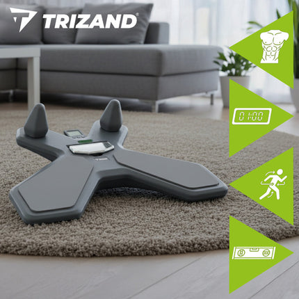 Balance Board med Tæller og Ergonomisk Design til Træning