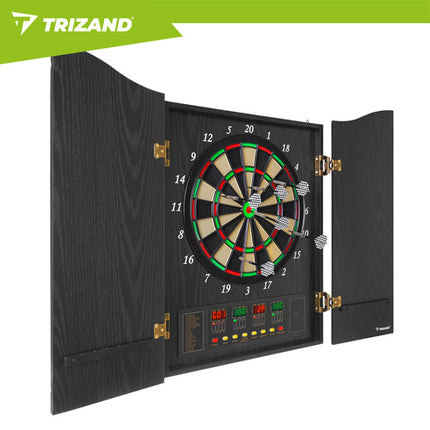 Elektronisk dartskive med 27 spil og automatisk scoring