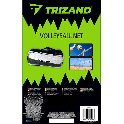 Volleyball net til strand og have med praktisk opbevaringspose