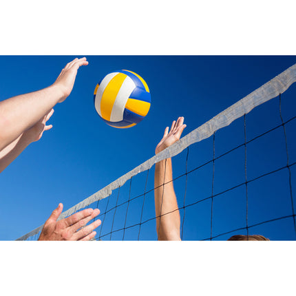 Volleyball net til strand og have med praktisk opbevaringspose