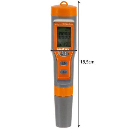Elektrisk pH Tester med Temperaturmåler – Nem og Præcis Vandkvalitetstest