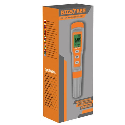Elektrisk pH Tester med Temperaturmåler – Nem og Præcis Vandkvalitetstest