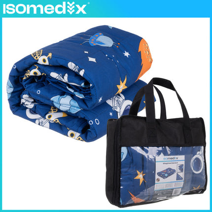 Tyngdetæppe til børn 100x150cm 4kg med glasperler
