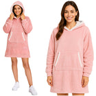 XXL sweatshirt i pink - varm og komfortabel blanket sweatshirt