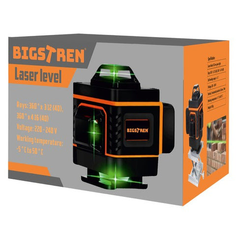 4D Laser Niveau 360° - Præcise Målinger til Hjemmet