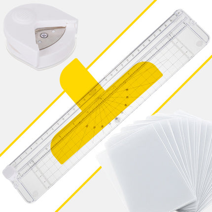 A4 laminator med trimmer og 60 folier - 4-i-1 sæt