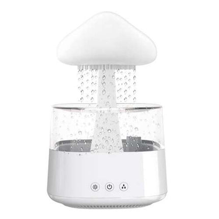 Humidifier med LED Natlampe og Regn Effekt – Skab Hyggelig Atmosfære