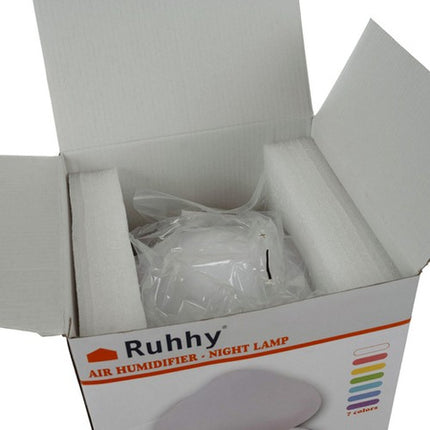 Humidifier med LED Natlampe og Regn Effekt – Skab Hyggelig Atmosfære