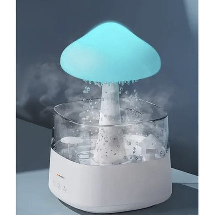 Humidifier med LED Natlampe og Regn Effekt – Skab Hyggelig Atmosfære