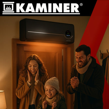 Effektiv vægmonteret elvarmer med WiFi og fjernbetjening