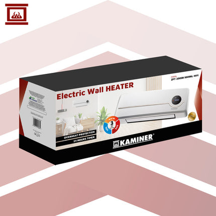 Effektiv elektrisk vægvarmer med WiFi og fjernbetjening